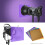 Conjunto de filtros de cor para luzes de estúdio LED 12x12 polegadas com 8 tonalidades. 4