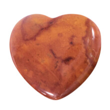 Tiger Eye Heart Ornament 0.8 Inch Polished Healing Stone 1