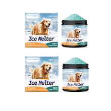 Pet Safe Ice Melt, Fast Acting Snow Melting Pellets for Driveway Sidewalk, Concrete and Lawn Friendly Deicer, Winter Emergency Supply