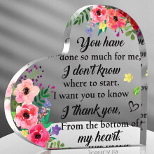 Acrylic Table Ornament for Valentine's Day, Mother's Day,