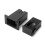 Batteriholder til akustisk guitar/bas pickup, sort 2