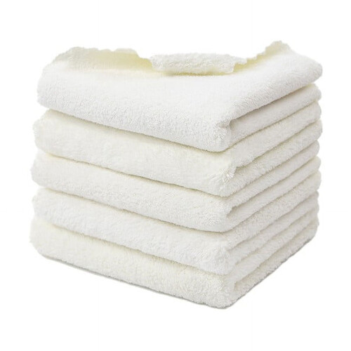 10-Pack Microfiber Cleaning Cloths, 4 Colors (Green/White/Yellow/Black), Multi-Use for Kitchen & Daily Cleaning