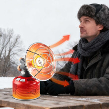 Kempovací plynový ohřívač, venkovní stan, topení, kamna s...