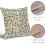 Conjunto de 2 capas de almofada vintage com estampa floral, 45x45cm (18x18 polegadas). 4