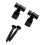 Electric Guitar Roller String Retainers with Mounting 1