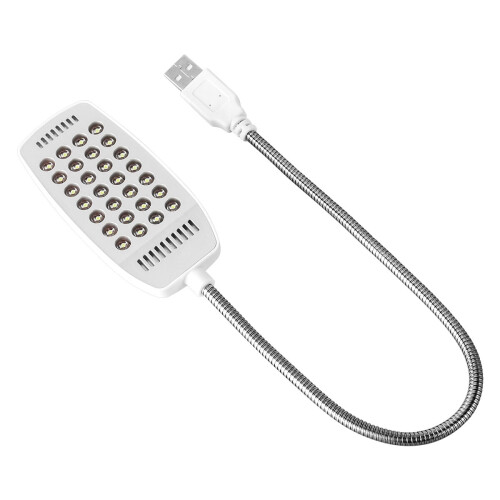 Usb Computer Light Usb Reading Lamp White 1Pcs