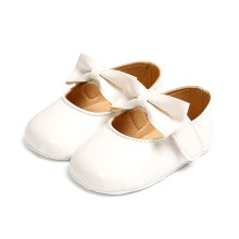 Zapatos casuales antideslizantes de suela blanda para bebé niña, de piel sintética.