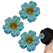 Flower Hair Clips Set 3-Piece Strong Hold Non-Slip