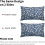 Conjunto de 2 capas de almofada vintage com estampa floral, 45x45cm (18x18 polegadas), em linho. 5