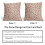 Conjunto de 2 capas de almofada florais em linho, 45x45 cm (18x18 polegadas). 5