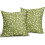Conjunto de 2 capas de almofada vintage com estampa floral, 45x45cm (18x18 polegadas). 2