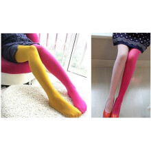 Silk Stockings Red Asymmetric Design 1 Pair