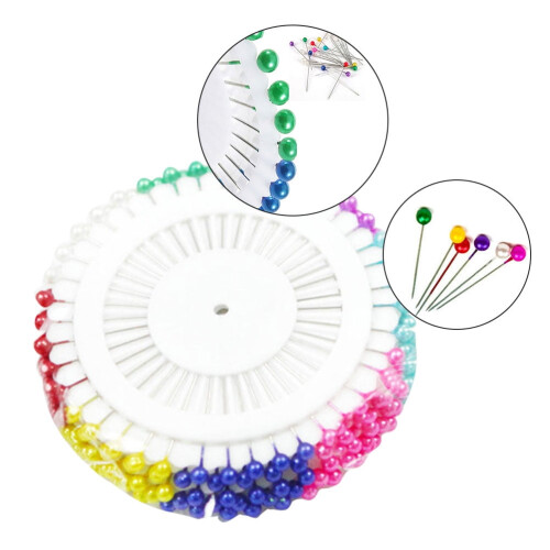 Bead Tailoring Pins Metal 3 Boxes Assorted Colors