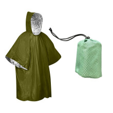 Emergency Rain Poncho Lightweight Reusable Hooded