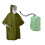 Emergency Rain Poncho Lightweight Reusable Hooded 1