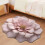 Blomformad matta 50x50 cm kiselalgermassa med 3