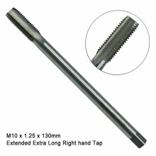 Gwintownik z długim trzpieniem M10x1,25 HSS 130 mm