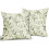 Capas de Almofada Spring Leaf Verde Sálvia 20x20 Conjunto de 2 2