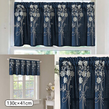 Floral Lace Curtains for Kitchen or Bedroom 51 x 16 Inch 1