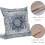 Fodere per cuscini in lino blu scuro, 40x40 cm (2 pezzi) 4