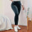 Women's Velvet Pants Solid Color Elastic Waist 4
