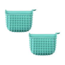 Mint Green Heat-Resistant Kitchen Gloves and Food Clips 2