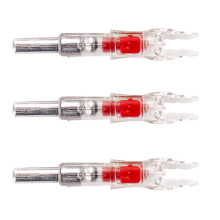 LED Lighted Arrow Nocks for Bows, 12 Pack