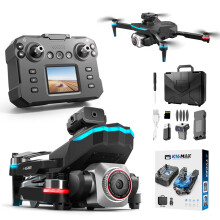 1080P RC Drone for Adults w/ Obstacle Avoidance, Optical Flow, Trajectory Flight, Headless Mode, Gravity Sensor, Brushless Motor, Bag & Battery
