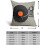 Retro vinylskiva örngott bomull-linne-polyester 4