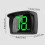 Shkalacar Bil HUD GPS Speedometer LED Stor Skrifttype 7