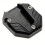 Aluminum Motorcycle Kickstand Pad Black 1