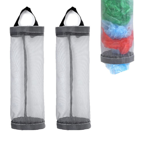 Plastic Bag Holder Mesh Dispenser 2-Pack