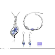 Marquise Crystal Angel Fairy Jewelry Set 3pcs