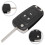 3-Button Remote Flip Car Key Fob Case Shell for Opel for Astra 1