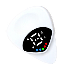Acoustic Guitar Tuner with 2-in-1 Picks Battery Powered
