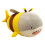 Cochon en peluche rayée, 28 cm 1