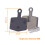 Bicycle Disc Brake Pads Organic 26x20mm 1 Pair 2