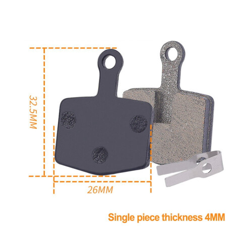 Bicycle Disc Brake Pads Organic 26x20mm 1 Pair 1