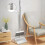 Stand Up Broom and Dustpan Set Plastic White 1PC 1