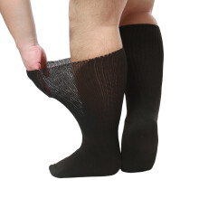 Extra Width Socks for 1Pair Bariatric Hospital Socks,Anti Slip Lymphedema Diabetic Socks for Women Men