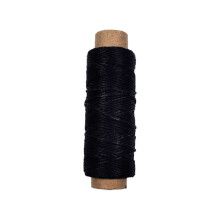 Waxed Thread for Leather Sewing 50m 150D Flat Cord
