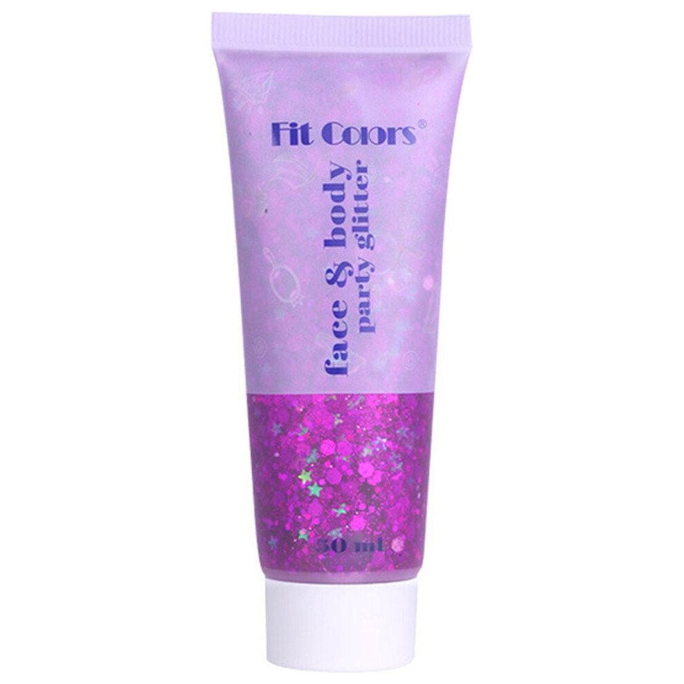 Glitter Gel for Body and Face Holographic Chunky Sequins