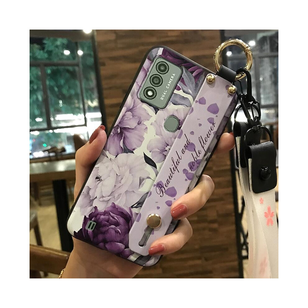 Wiko Voix/U616at Phone Case With Wristband Flower Silicone 913466659104