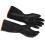 Black Industrial Chemical Gloves Double-Layer Thick Rubber 1