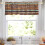 Rustic Farmhouse Valances 52x18 inch Brown Curtains 4