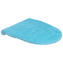Bizhua Toilet Mat Solid Color Toilet Lid Cover: Plush Elastic Non Material Washable Fit, One Velvet Toilet Seat Cover