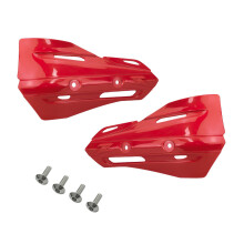 Generic Motorcycle Hands Guards Easy to Install Professional Fittings Universal Decoration Windshield Deflectors Red