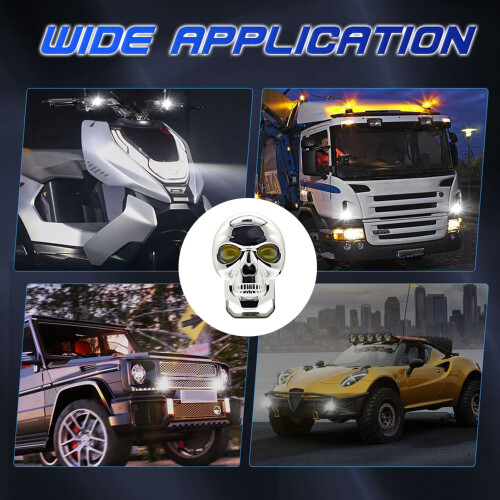 LED-Offroad-Zusatzscheinwerfer für ATV, UTV und Boot (2 Stück) 1