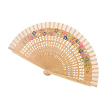 Spanish Wooden Folding Fan Fodable Hand Fan Handheld Fan Prop for Wedding Dancing Hot Sale