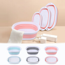 Portable Foldable Foot Soaking Tub – Compatible with Travel, Camping, Pool Entry, Car Wash, Laundry & Outdoor Activities